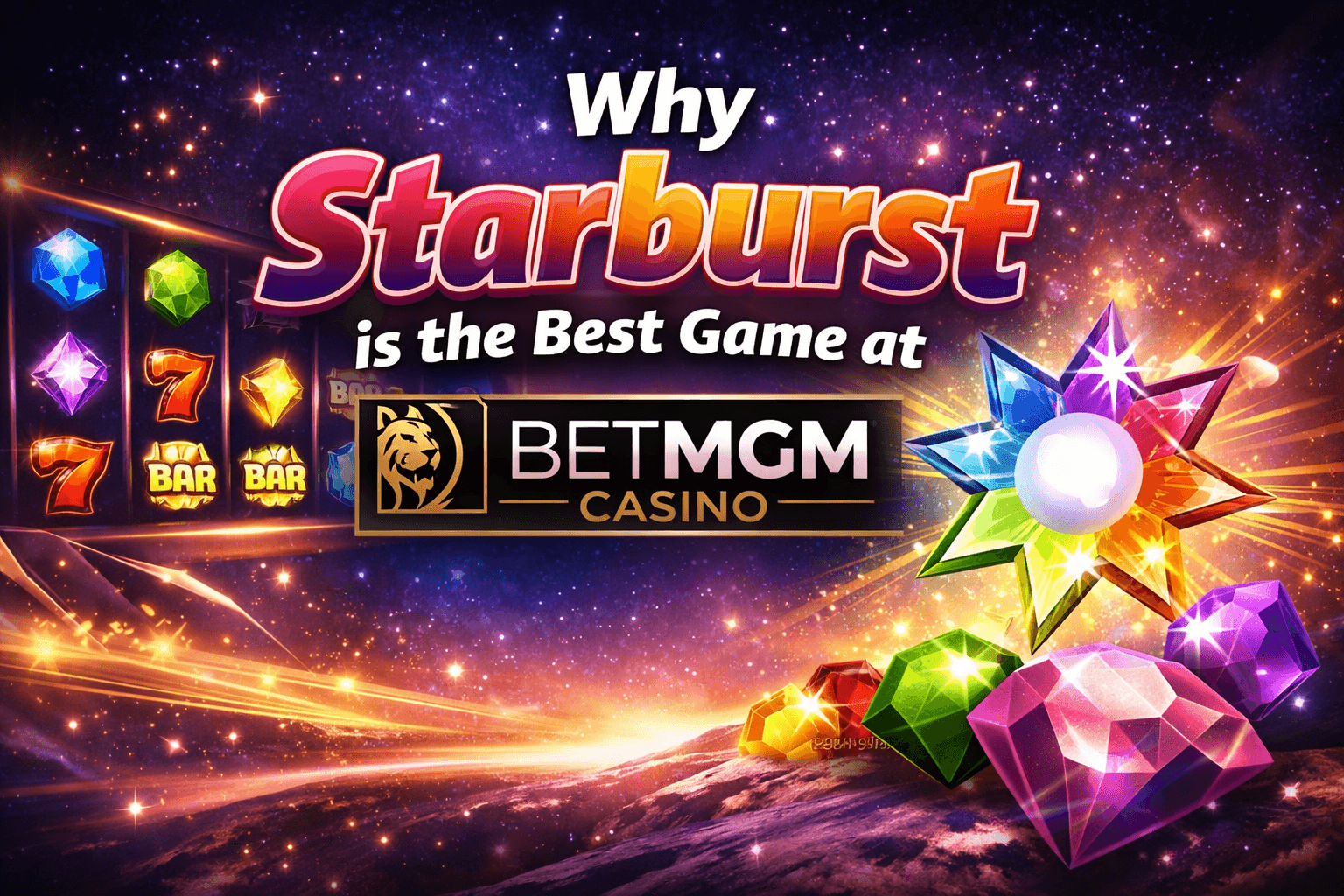 Starburst – Best Game at BetMGM Casino
