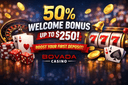 Bovada Casino 50% Welcome Bonus: Start Strong with Extra Play